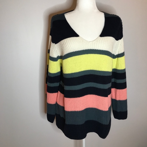 New Ann Taylor Colorful Striped Warm Sweater - S/M - Picture 11 of 16